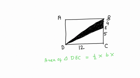 questions-7-and-refer-to-the-following-figure-e-abcd-is-a-rectangle-5-12-7_-what-is-the-area-of-4bed-a-12-b-24-c-36-d-48-62703