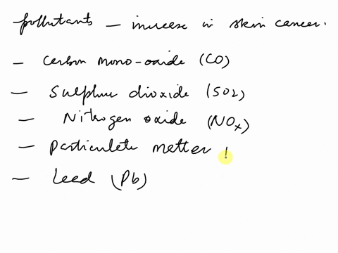 which-one-of-the-following-pollutants-is-responsible-for-the-increase-in-skin-cancer-97973