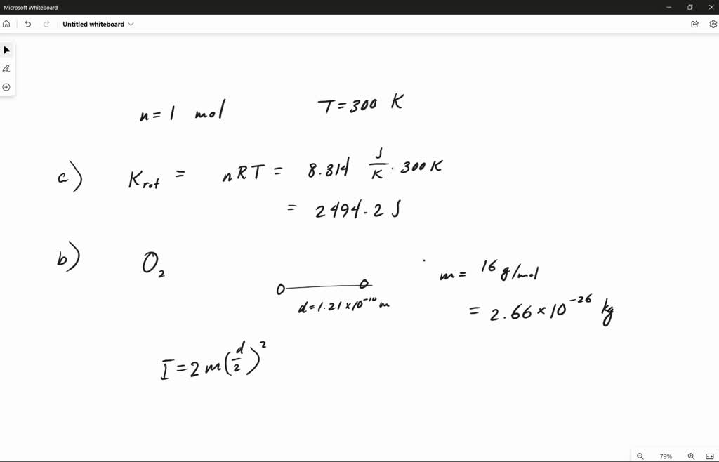SOLVED (a) Calculate the total rotational energy of the