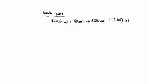 complete-and-halance-the-molecular-equation-for-the-reaction-of-aqueous-ironiii-nitrate-feno-and-aqueous-lithium-hydroxide-lioh-include-physical-states-molecular-equation-fenoaq-liohaq-enter-99009