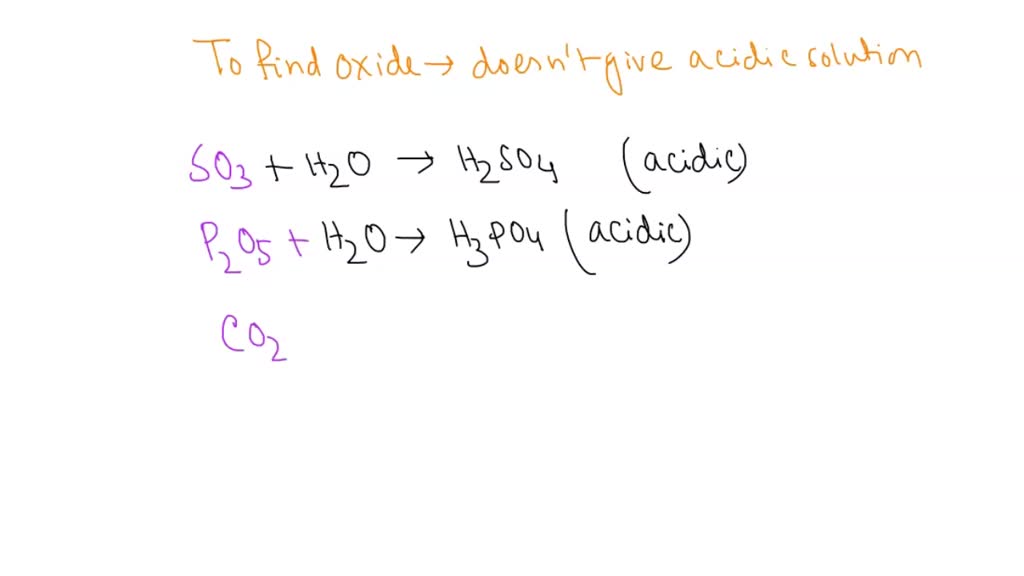 SOLVED: An element X forms two oxides XO and XO2 . The oxide XO is ...