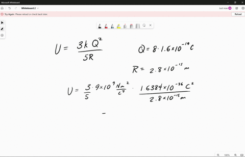 given-that-the-energy-needed-to-assemble-uniformly-charged-sphere-of-radius-and-charge-q-is-u-3k2q5r-where-ke-the-coulomb-constant-determine-the-energy-in-mev-needed-t0-overcome-the-coulomb-51692