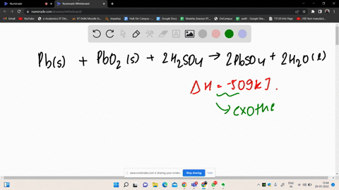 draw-an-enthalpy-diagram-to-represent-the-following-equation-pbs-pbo2s-2h2so4aq-2pbso4s-2h2ol-h-509-kj