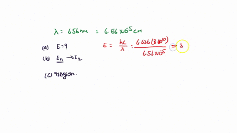 1-a-hydrogen-atom-emits-a-photon-at-656-nm-a-what-is-the-energy-in-j-of-this-photon-b-if-this-emission-corresponds-to-an-electron-falling-to-the-n2-level-from-which-energy-level-did-it-origi-34617