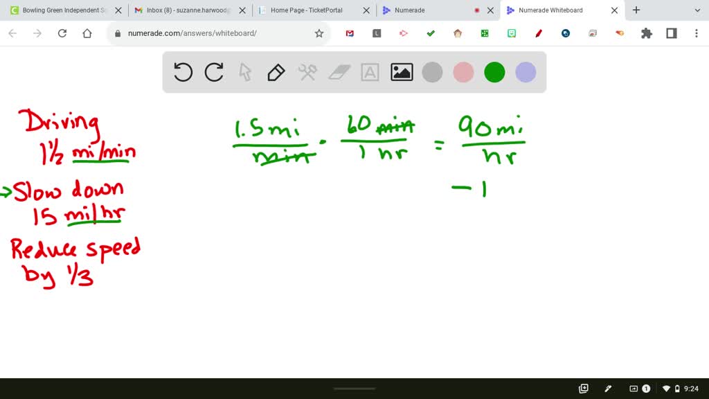 solved-if-you-re-driving-one-and-a-half-miles-per-minute-slow-down-by