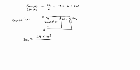 a-three-phase-four-wire-line-with-a-phase-voltage-of-120-v-rms-and-positive-phase-sequence-supplies-a-oalanced-motor-load-at-260-kva-at-085-pfleadingthe-motorload-is-connected-to-the-three-m-29352