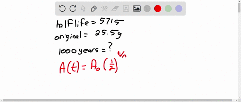 find-the-missing-value-for-the-radioactive-isotope-round-your-answer-to-two-decimal-places-half-life-initial-amount-after-isotope-years-quantity-1000-years-14c-5715-255-g-98782