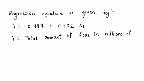 the-following-regression-output-was-obtained-from-a-study-of-architectural-firms-the-dependent-variable-is-the-total-amount-of-fees-in-millions-of-dollars-predictor-coef-se-coef-t-constant-1-19753