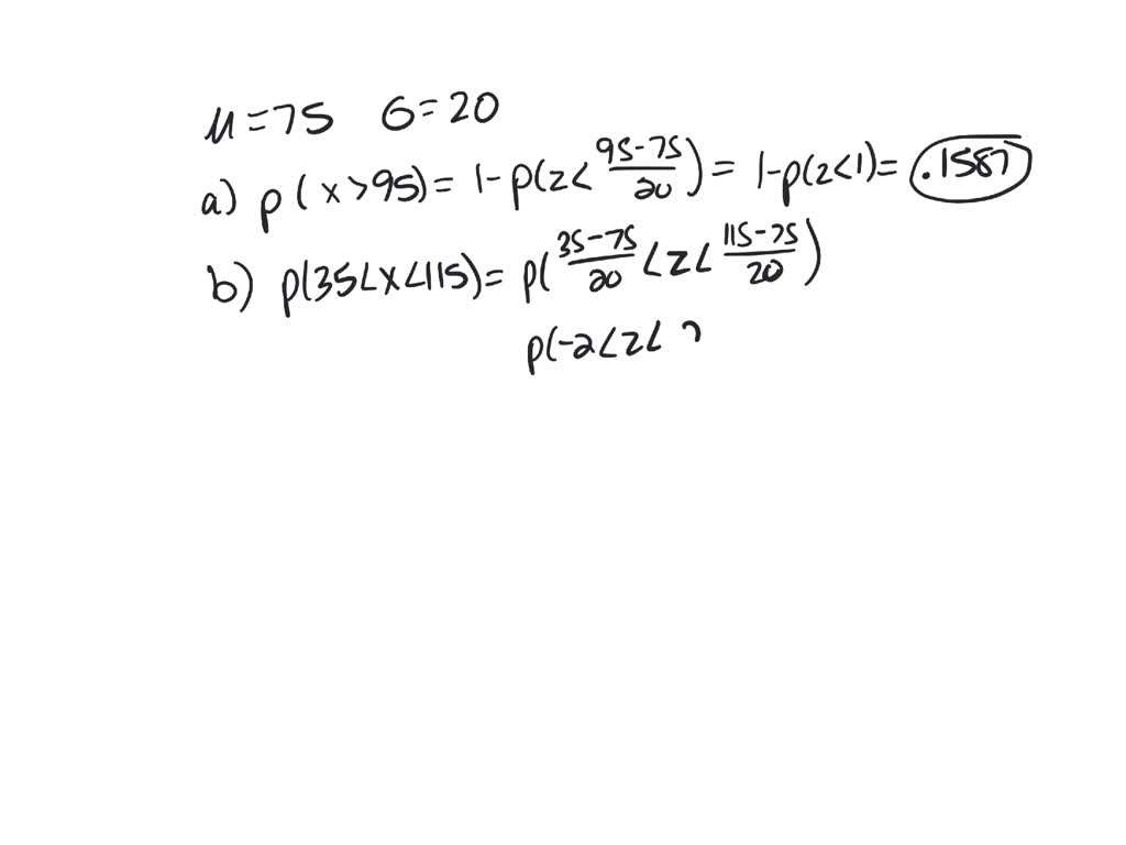 SOLVED The mean duration of television commercials is 75 seconds with