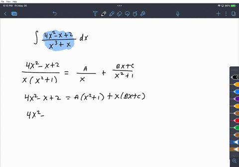 integrate-4x2-x-2x3-x-dx