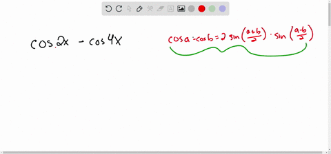 express-the-following-sum-or-difference-as-a-product-cos-2x-cos-4x-93382