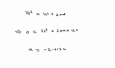 a-car-is-traveling-at-220-ms-when-the-driver-suddenly-applies-the-brakes-giving-the-car-a-constant-deceleration-the-car-comes-to-a-stop-in-a-distance-of-1200-m-how-fast-was-the-car-moving-wh-94104