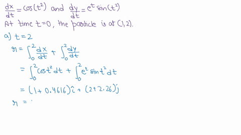 calculator-particle-moving-in-the-xy-plane-has-position-xt-y-at-tinie-2-0-where-cose-und-tsin-at-time-0-the-panticle-is-at-position-4-2-the-figure-above-shows-the-path-of-the-particle-for-0-73836