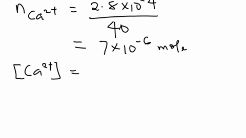 500-ml-sample-of-solution-has-28-x-104-g-of-calcium-ions-a-calculate-the-concentration-of-calcium-ions-in-molarity-b-calculate-the-concentration-of-calcium-ions-in-parts-per-million-71058
