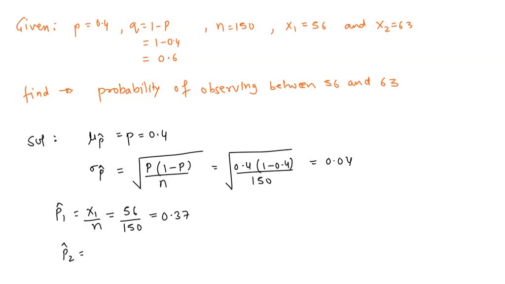 SOLVED: Sample Of 125 Drawn From Population With Proportion Equal T0 0. ...