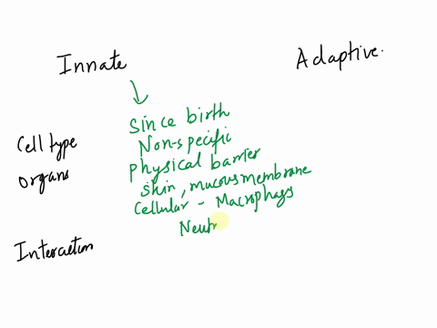 compare-and-contrast-the-innate-and-adaplive-immune-system-particularly-in-regards-to-cell-types-and-organ-systems-involved-the-interaction-between-pathogens-and-host-that-illicit-the-immune-76536