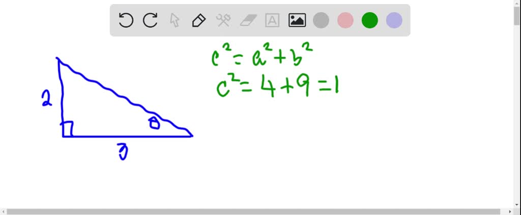 SOLVED: Use the Pythagorean Theorem to find the length of the missing ...