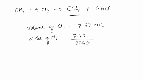 methane-gas-and-chlorine-gas-react-to-form-hydrogen-chloride-gas-and-carbon-tetrachloride-gas_-what-volume-of-carbon-tetrachloride-would-be-produced-by-this-reaction-if-777-ml-of-chlorine-we-67236