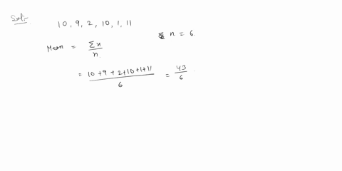 the-following-set-of-data-is-from-a-sample-of-n6-10-9-2-10-1-11-a-compute-the-mean-median-and-mode-b-compute-the-range-variance-standard-deviation-and-coefficient-of-variation-c-compute-the-76933
