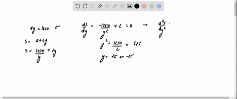 find-two-positive-real-numbers-x-and-y-such-that-their-product-is-1250-and-x2y-is-as-small-as-possible