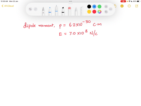 the-permanent-electric-dipole-moment-of-the-water-molecule-h2o-is-62-x-10-part-a-what-is-the-maximum-possible-torque-on-water-molecule-in-70x108-nc-electric-field-express-your-answer-using-t-98722