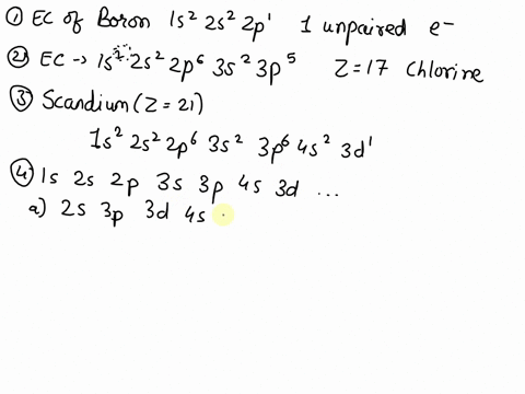 1-the-electron-configuration-for-boron-is-1s2-2s2-2p-how-many-unpaired-electrons-does-an-atom-of-boron-have-a-6-b-1-c-2-d-5-2-the-electron-configuration-for-an-element-is-1s2-2s2-2p6-3s2-3p5-59601