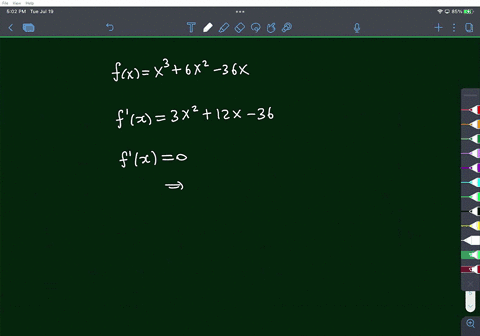 find-the-critical-numbers-of-the-function-enter-your-answers-as-comma-separated-list-if-an-answer-does-not-exist-enter-dne-fx-x3-6x2-36x-31448