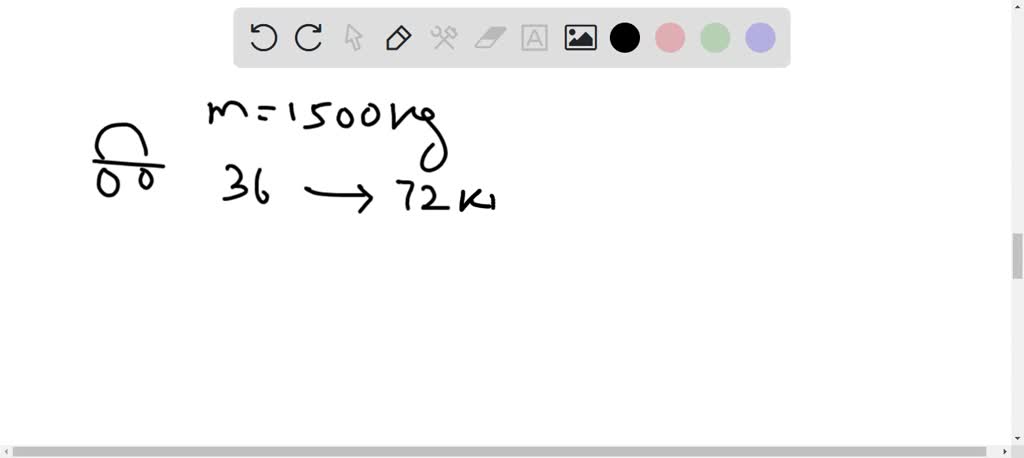 SOLVED: What is the change in momentum of a car weighing 1500 kg when ...