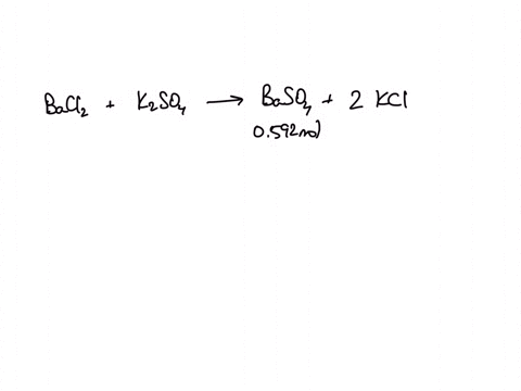 according-to-the-following-reaction-how-many-grams-of-potassium-sulfate-are-necessary-to-form-0592-moles-barium-sulfate-bacl2-aq-k2so4-aq-baso4-s-2kcl-aq-grams-potassium-sulfate-48716