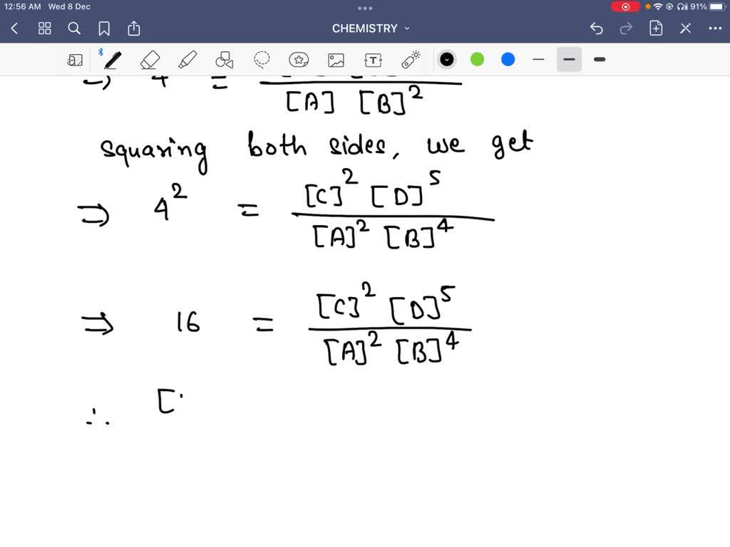 solved-the-equilibrium-constant-for-the-reaction-2a-b-c-is