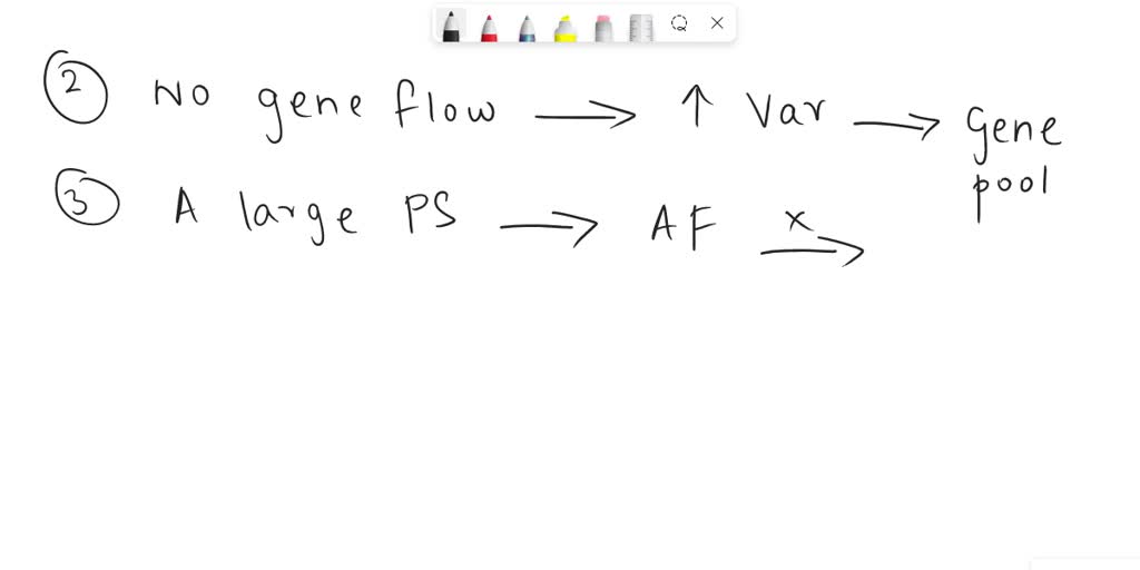 SOLVED Which of the following conditions are required for a population