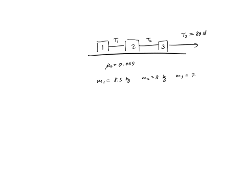 Three Block Friction Problems Problem 3 three blocks are connected as illustrated in the...