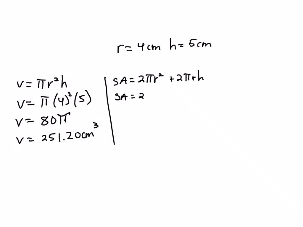 SOLVED Finding The Lateral Area Surface Area And Volume Of A Right solved-finding-the-lateral-area-surface-area-and-volume-of-a-right