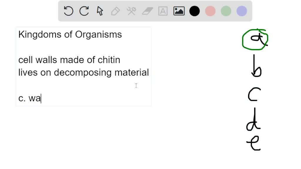 SOLVED 'Question 14 An organism found on field trip has cell walls