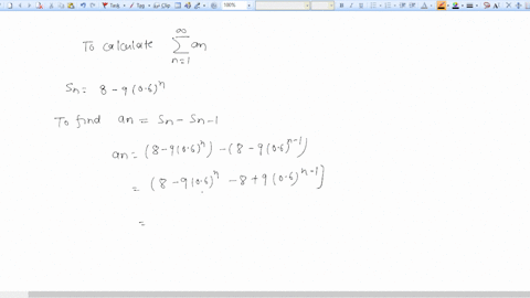 calculate-the-sum-of-the-series-whose-partial-sums-are-given-sn-8-906n-16987