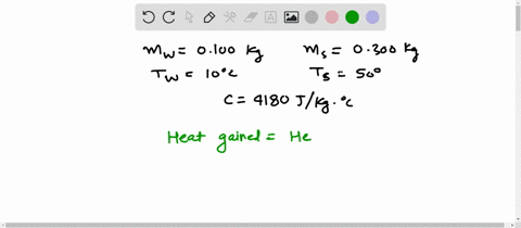 0100-kg-of-water-at-10c-is-added-to-0300-kg-of-soup-at-50c-assume-complete-transfer-of-thermal-energy-from-soup-to-the-water-with-no-transfer-of-energy-to-the-environment-specific-heat-of-water-is-4-2