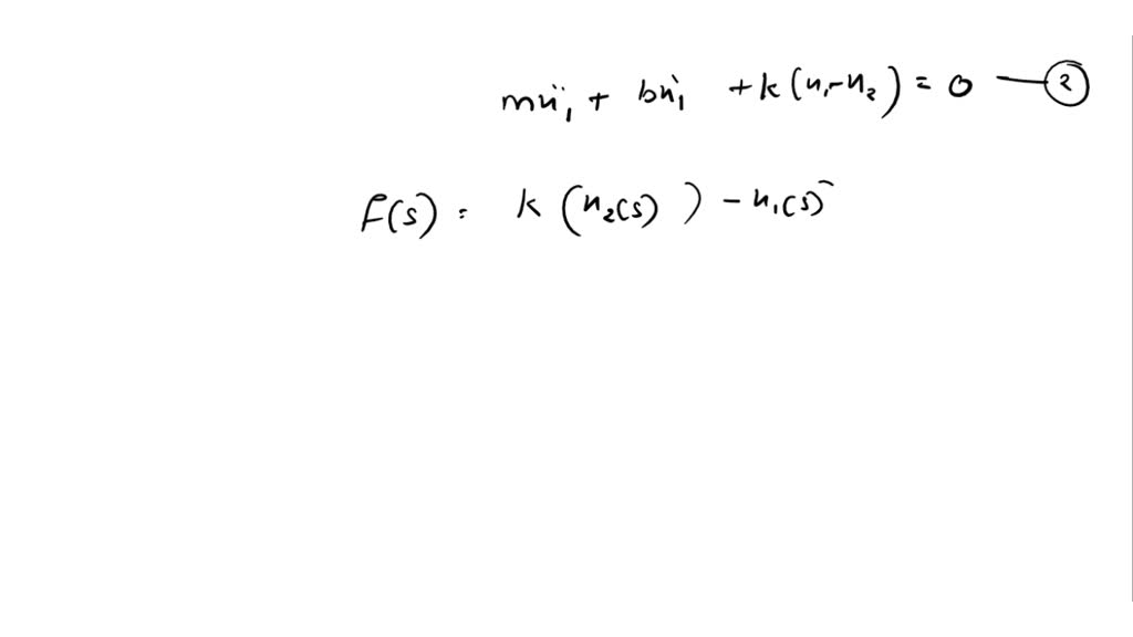 SOLVED: 23. Find The Transfer Function, G(s) = X1(s)/F(s), For The ...