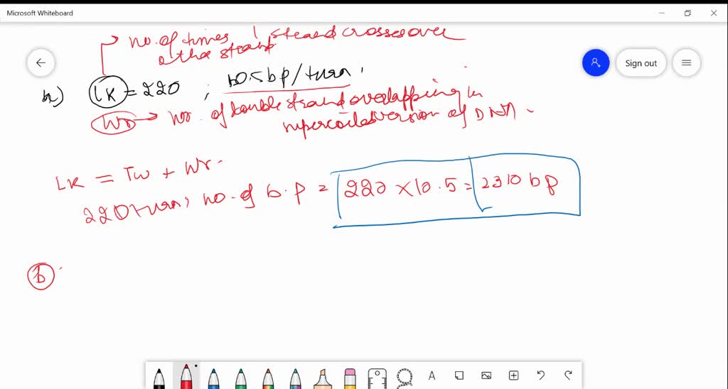 SOLVED: Question 4. The Concepts Of Linking Number; Twist And Writhe ...