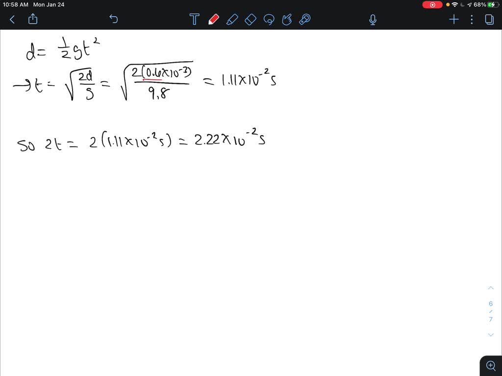 Use d = 1/2gt^2 and solve for the time one spends moving upward in a 0.