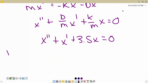 2-of-the-questions-remain-unanswered-suppose-a-spring-with-spring-constant-7-mathrmn-mathrmm-is-horizontal-and-has-one-end-attached-to-a-wall-and-the-other-end-attached-to-a-2-mathrmkg-mass-suppose-th