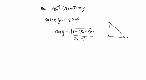 find-an-algebraic-expression-equal-to-cos-csc-1-3x-_-3-you-may-assume-that-2-csc-1-3x-3-2-65057