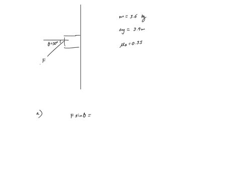 force-constant-magnitude-pushes-box-vertical-surface-a5-shown-the-figure-the-box-moves-at-constant-speed_-if-the-mass-following-the-box-36-kg-it-is-pushed-39-vertically-upward-the-coefficien-73075