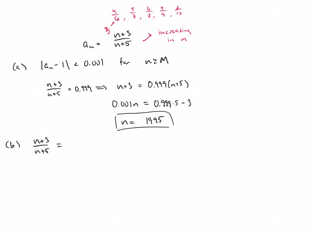 SOLVED Let An N 3 Find The Smallest Number M Such That N 5 a Lan