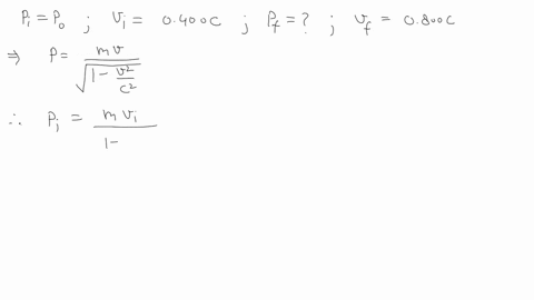a-proton-has-momentum-with-magnitude-p_0-when-its-speed-is-0400c-in-terms-of-p_0-what-is-the-magnitu-22783