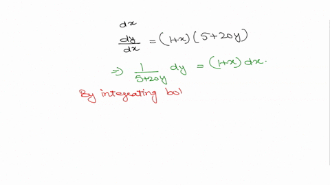 point-the-differential-equation-dy-5-5x-20y-20xy-dx-has-an-implicit-general-solution-of-the-form-fx-k-where-k-is-an-arbitrary-constnat-in-fact-because-the-differential-equation-is-separable-37487