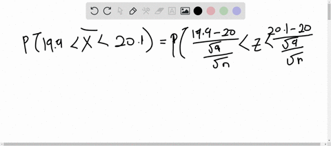 given-a-normal-random-variable-x-with-mean-20-and-variance-9-and-a-random-sample-of-size-n-taken-fro-65714