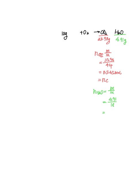 a-1000-g-sample-of-a-compound-containing-only-carbon-hydrogen-and-oxygen-forms-2398-g-co2-and-491-g-h2o-upon-complete-combustion-what-is-the-empirical-formula-of-the-compound-02227