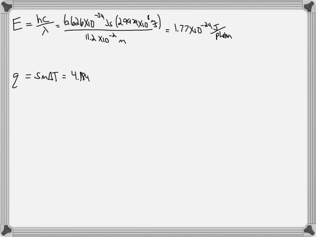 SOLVED Microwave ovens use microwave radiation to heat food. The