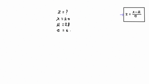 what-is-the-z-score-for-20-if-mean-28-and-stadnard-deviation-6-83895