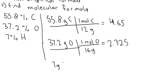 a-compound-has-a-molar-mass-of-86-gmol-and-has-the-percent-composition-by-mass-of-558-c-372-o-and-70-h-a-determine-the-empirical-formula-c-o-h-b-determine-the-molecular-formula-c-o-h-65252